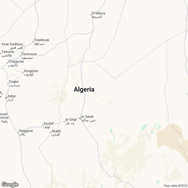 Algeria Political Map