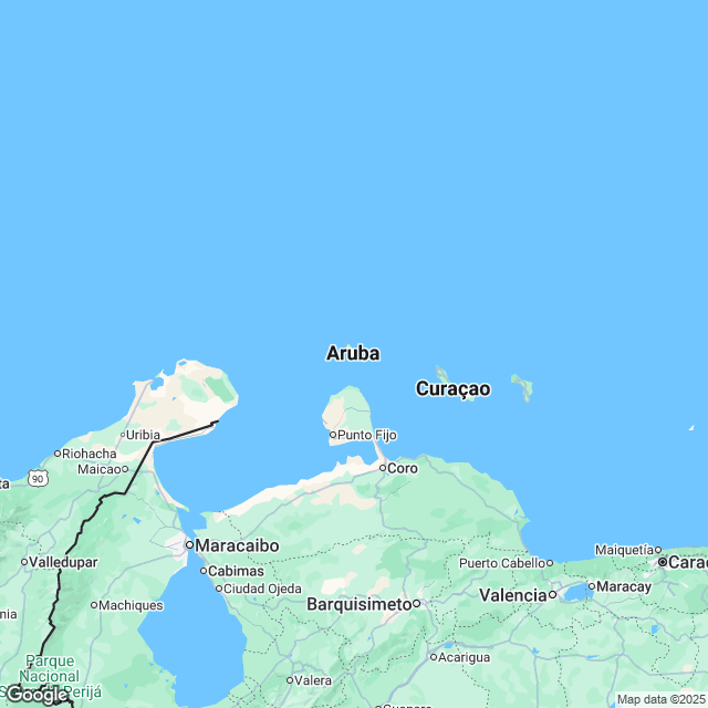 Aruba Political Map