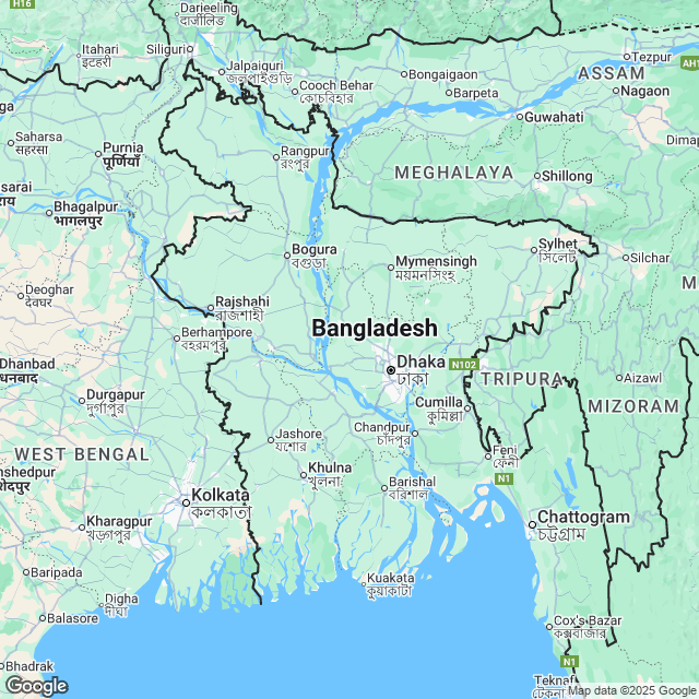 Bangladesh Political Map