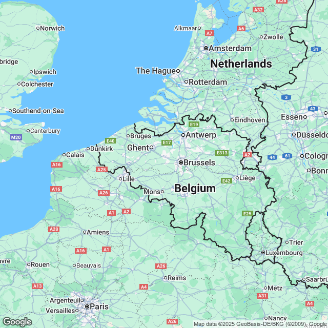 Belgium Political Map