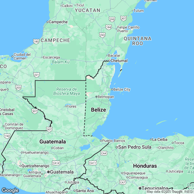 Belize Political Map