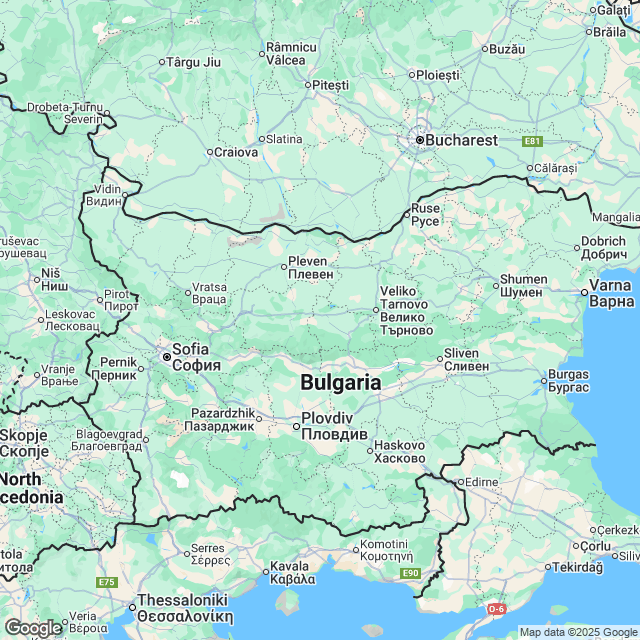 Bulgaria Political Map