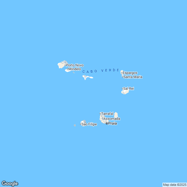 Cape Verde Political Map
