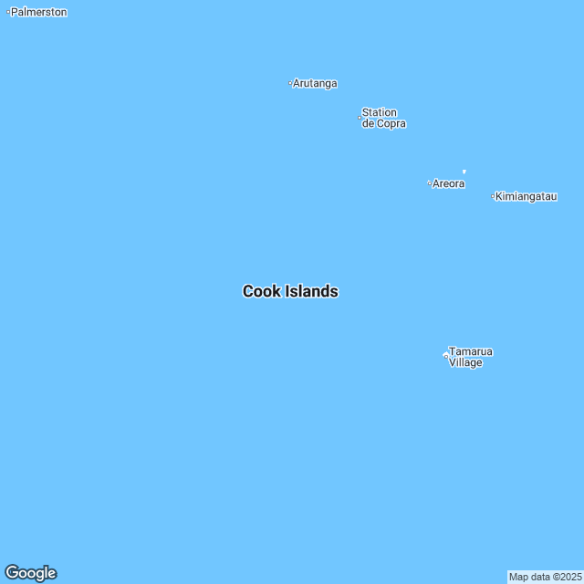 Cook Islands Political Map