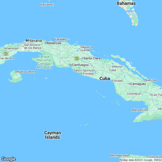 Cuba Political Map