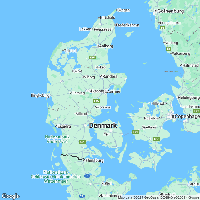 Denmark Political Map