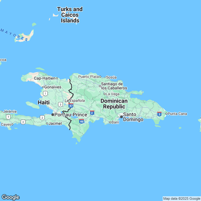 Dominican Republic Political Map