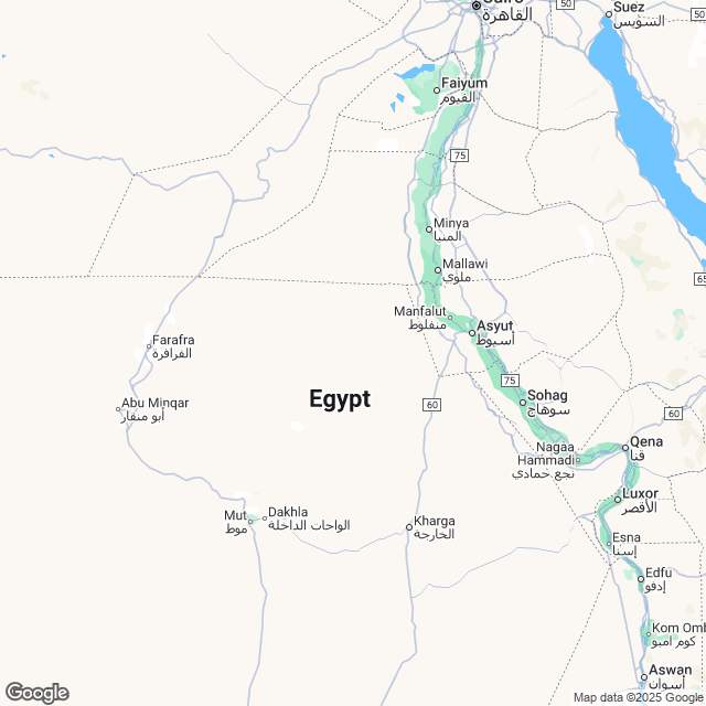 Egypt Political Map