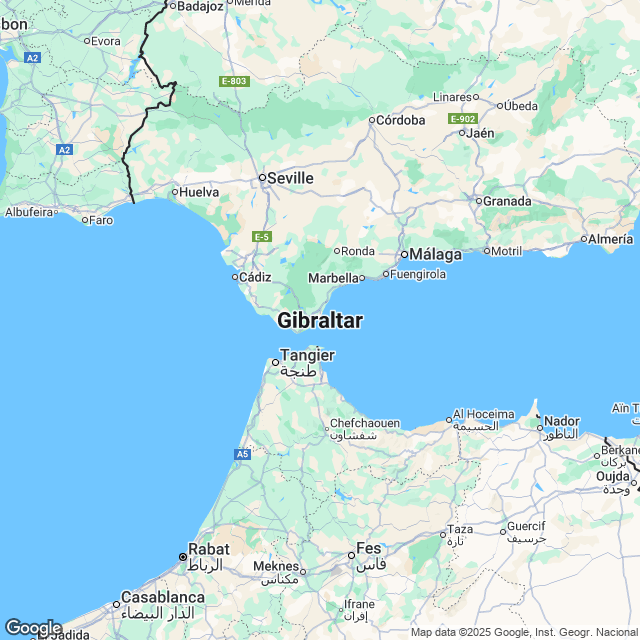 Gibraltar Political Map