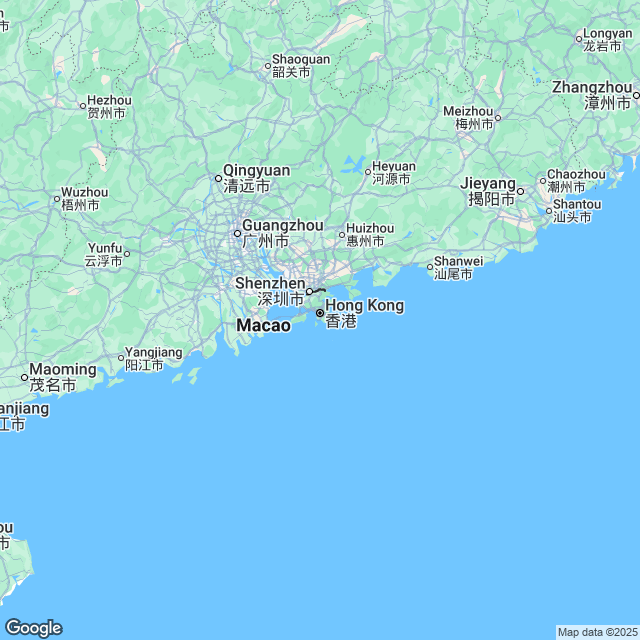 Hong Kong Political Map