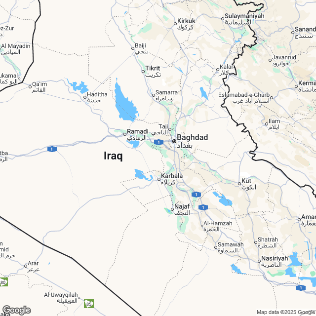 Iraq Political Map