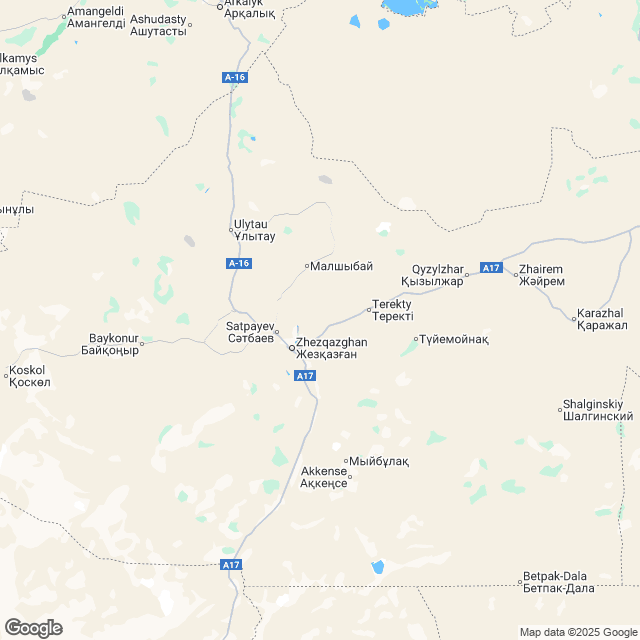 Kazakhstan Political Map