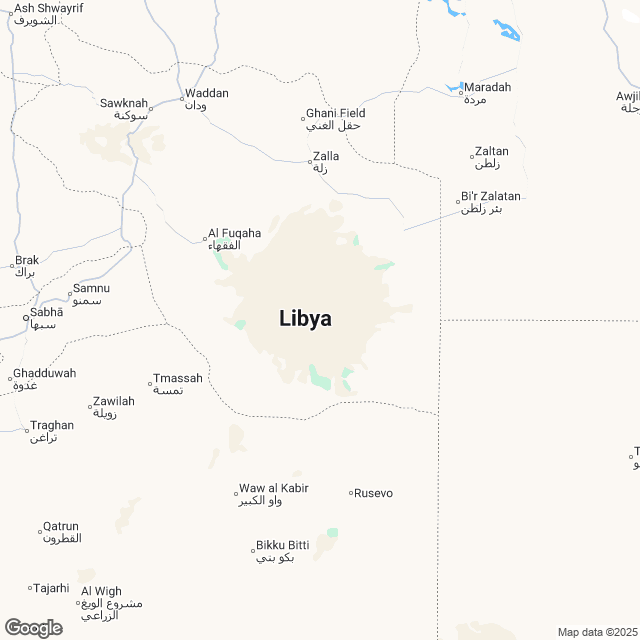 Libya Political Map