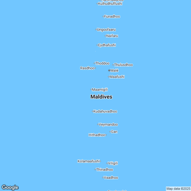 Maldives Political Map