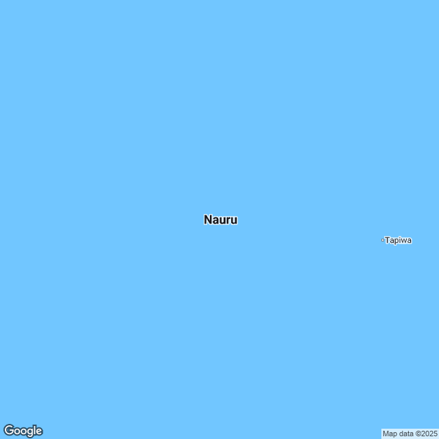 Nauru Political Map