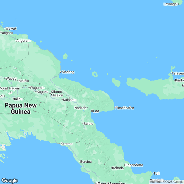 Papua New Guinea Political Map