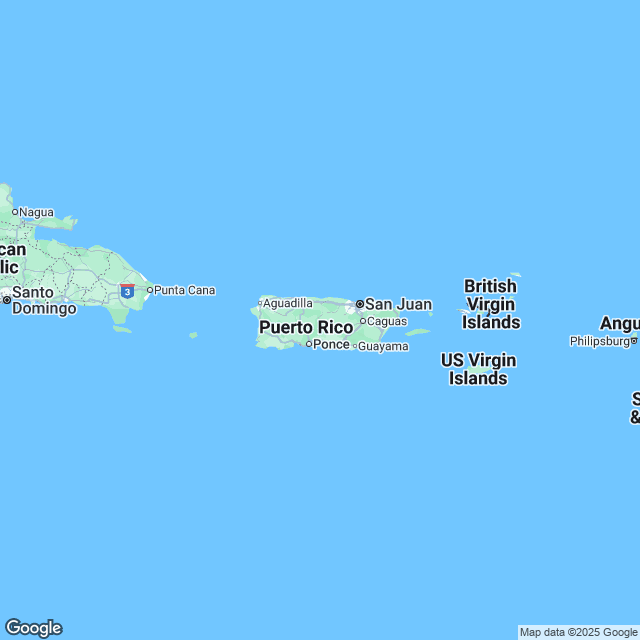 Puerto Rico Political Map