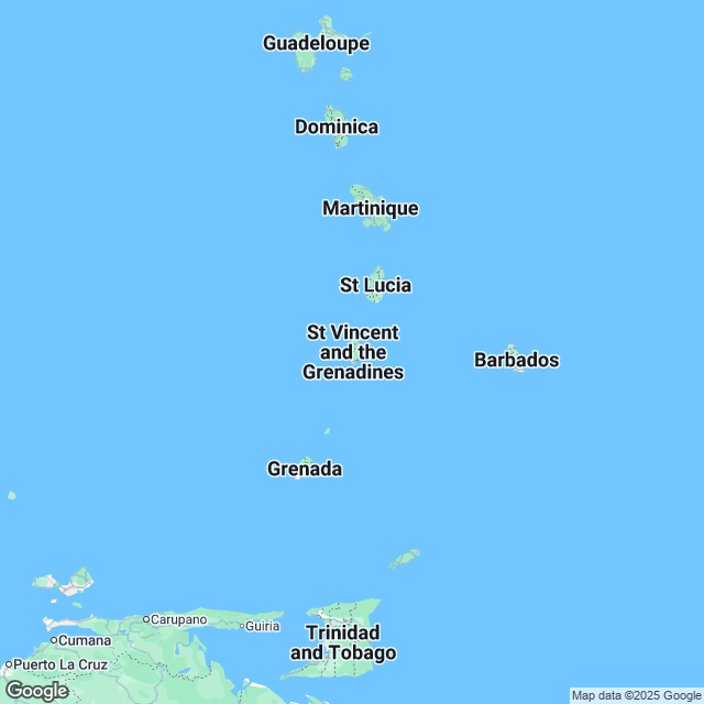 Saint Vincent and the Grenadines Political Map