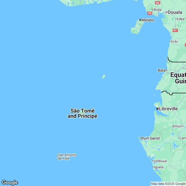 Sao Tome and Principe Political Map