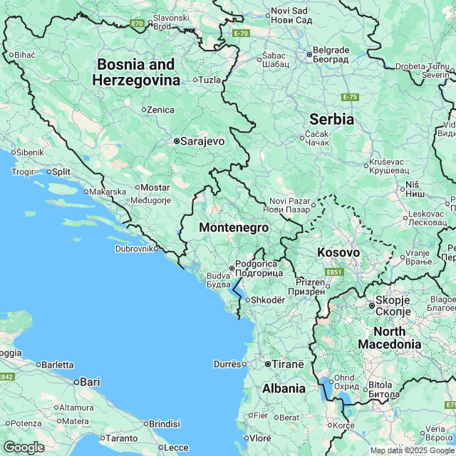 Serbia Political Map