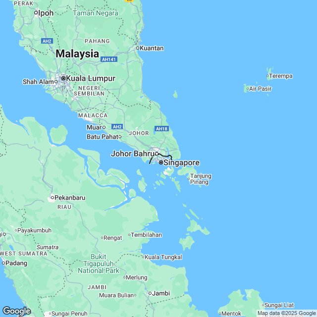 Singapore Political Map