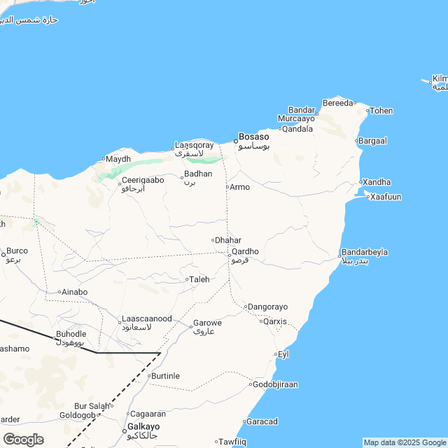 Somalia Political Map