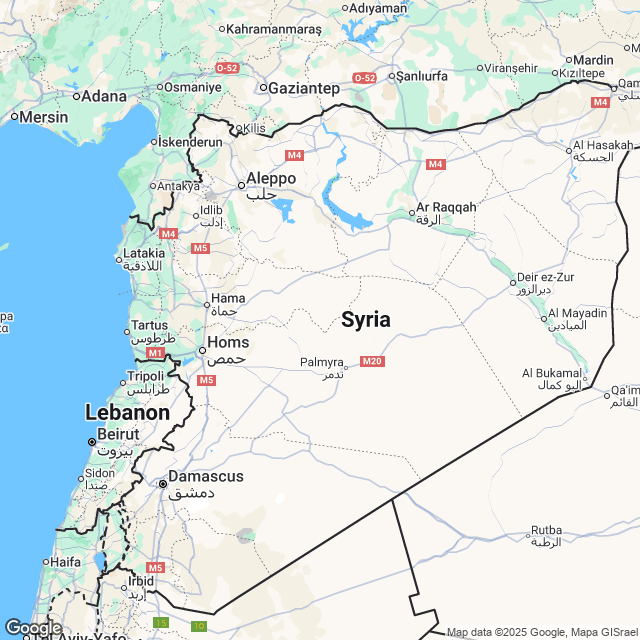 Syria Political Map