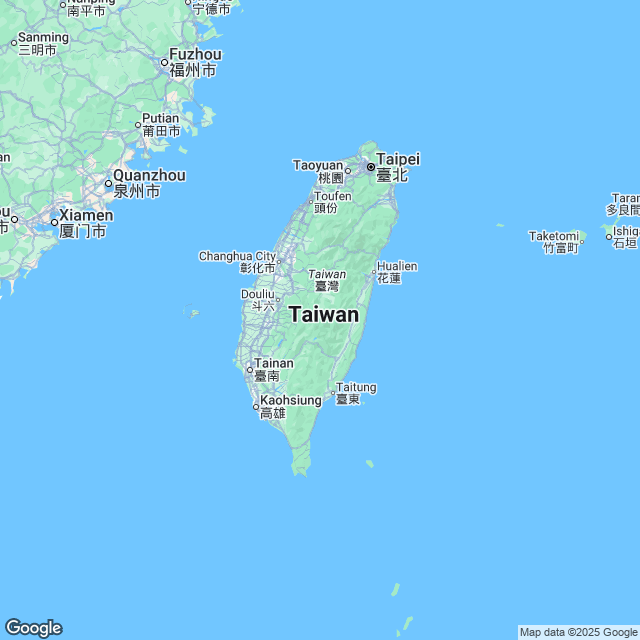 Taiwan Political Map