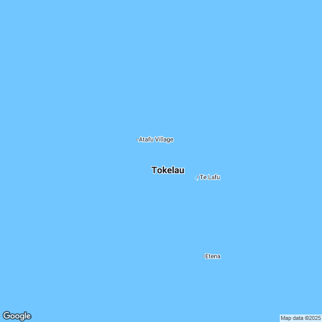 Tokelau Political Map