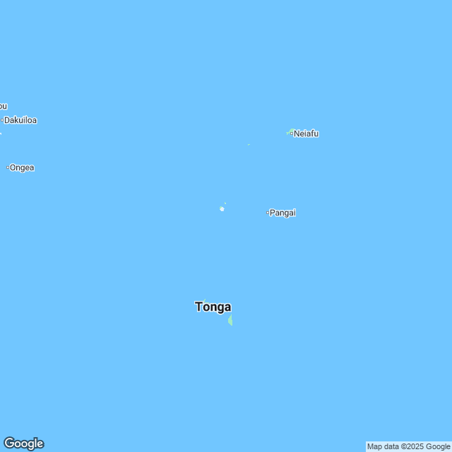 Tonga Political Map