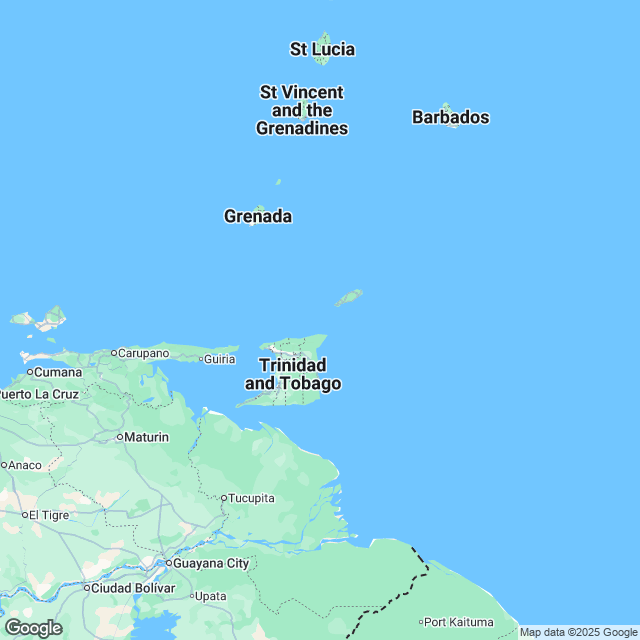 Trinidad and Tobago Political Map