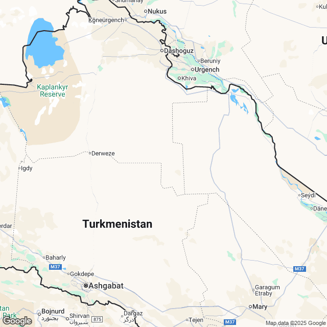 Turkmenistan Political Map
