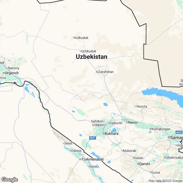 Uzbekistan Political Map