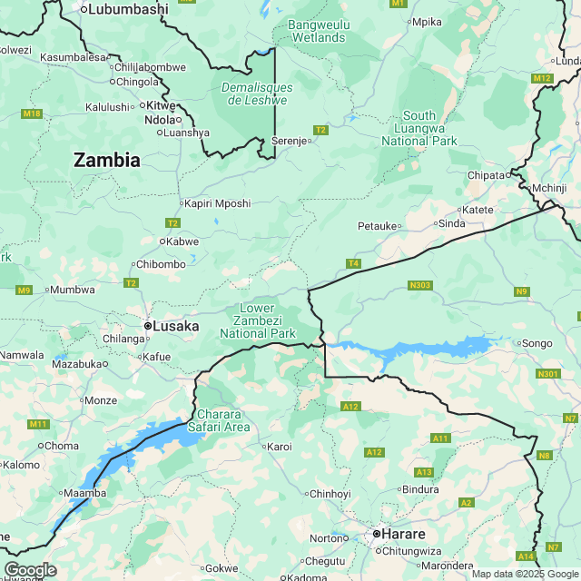 Zambia Political Map
