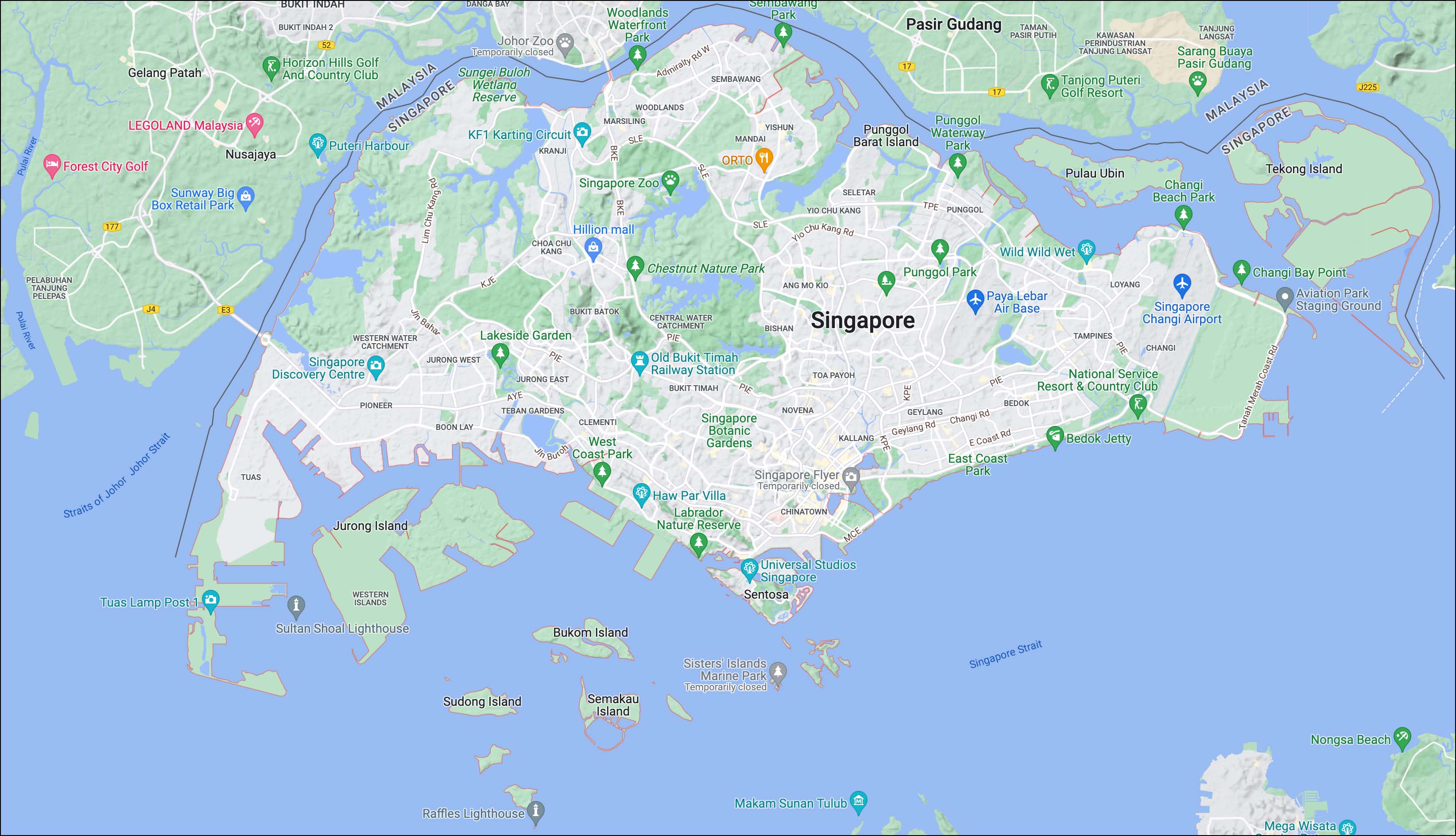 Google Map Singapore
