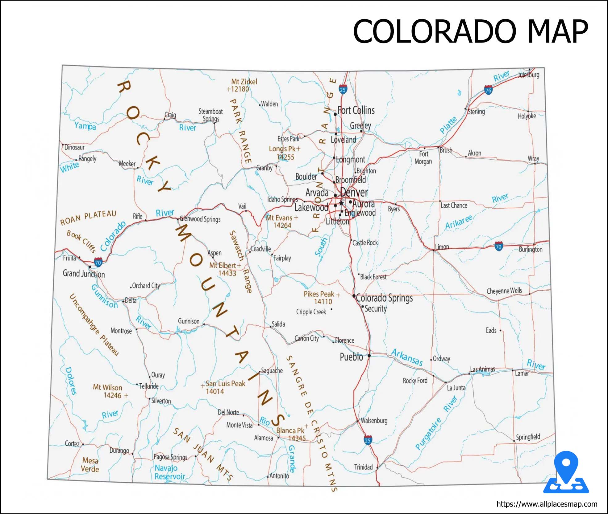 Colorado Map