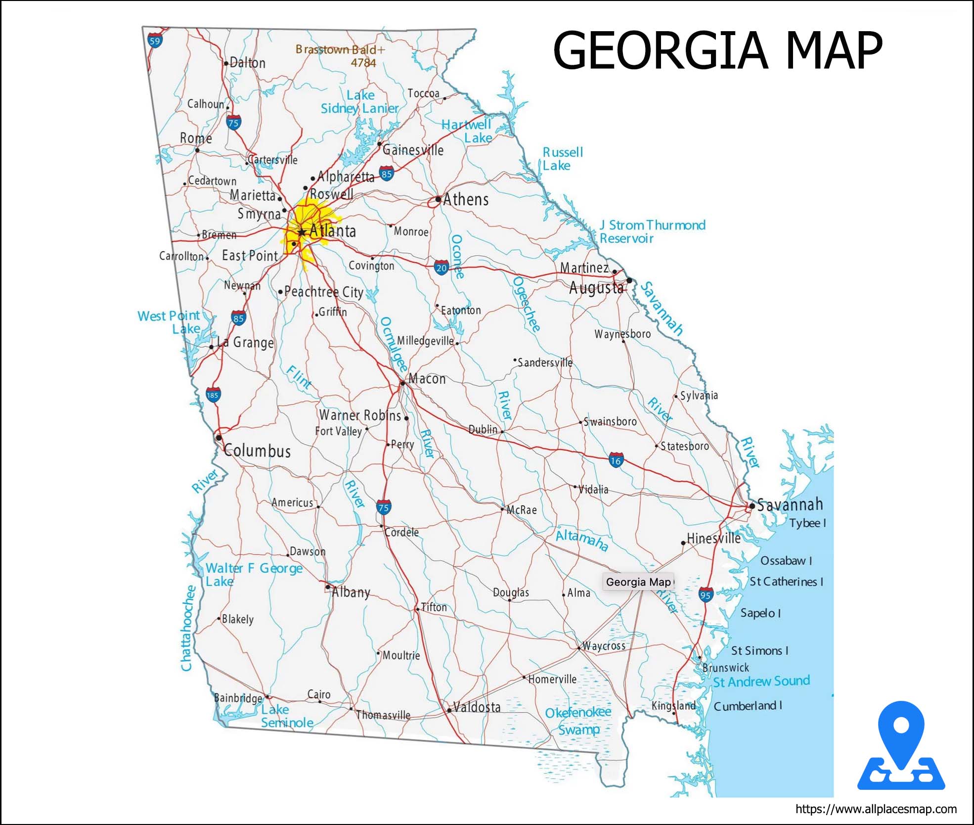 Georgia Map