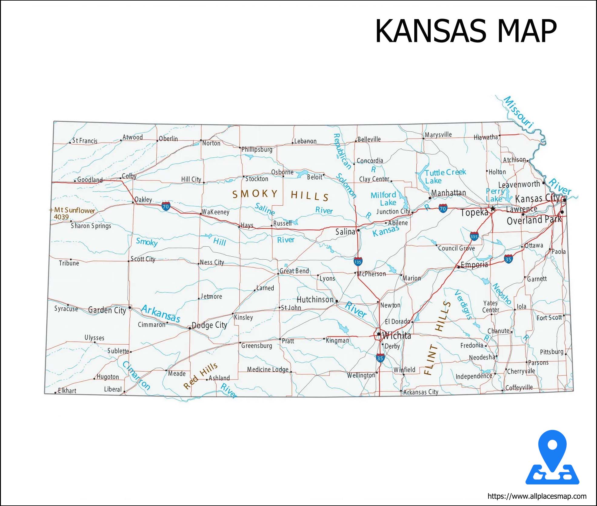 Kansas Map