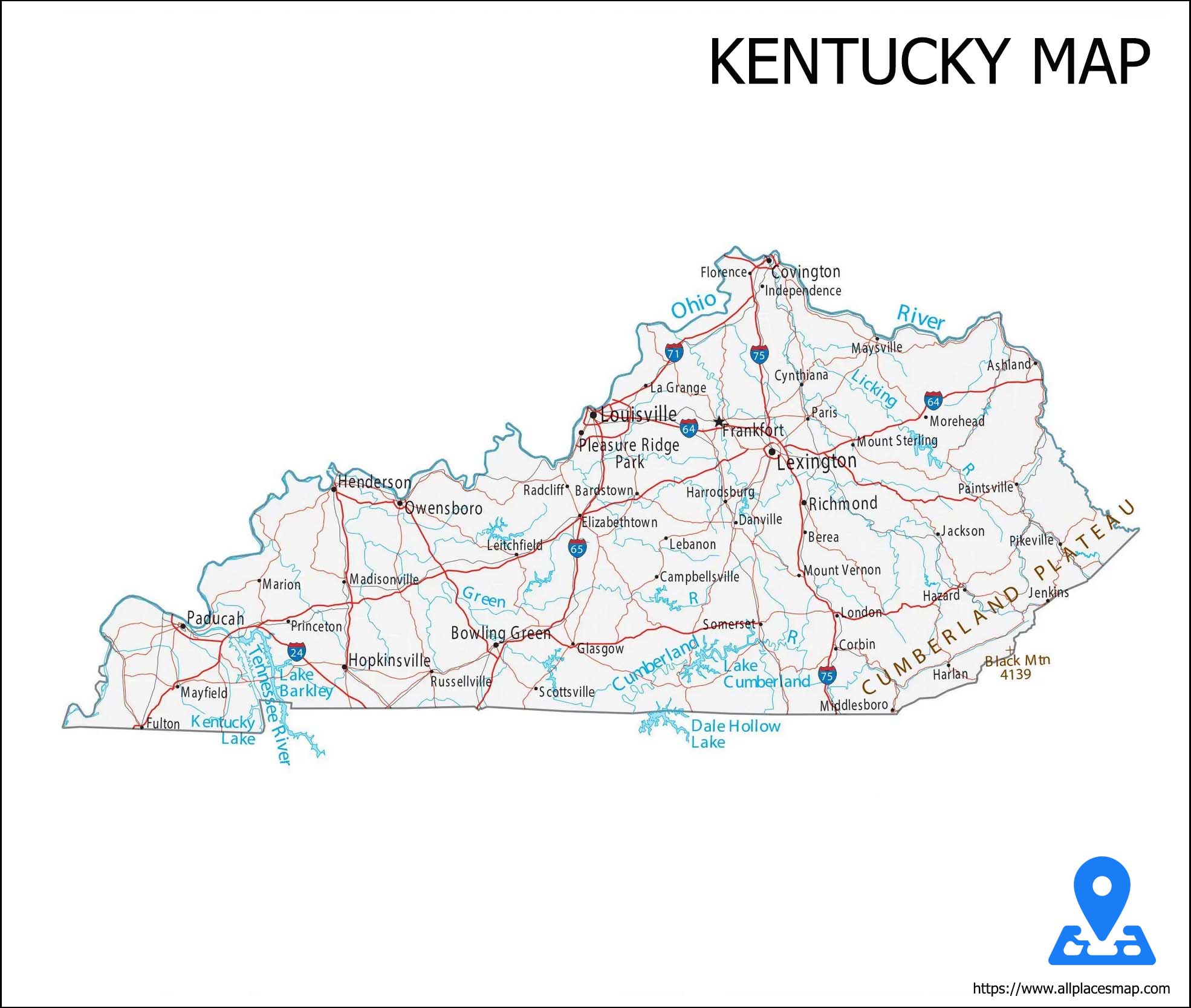 Kentucky Map