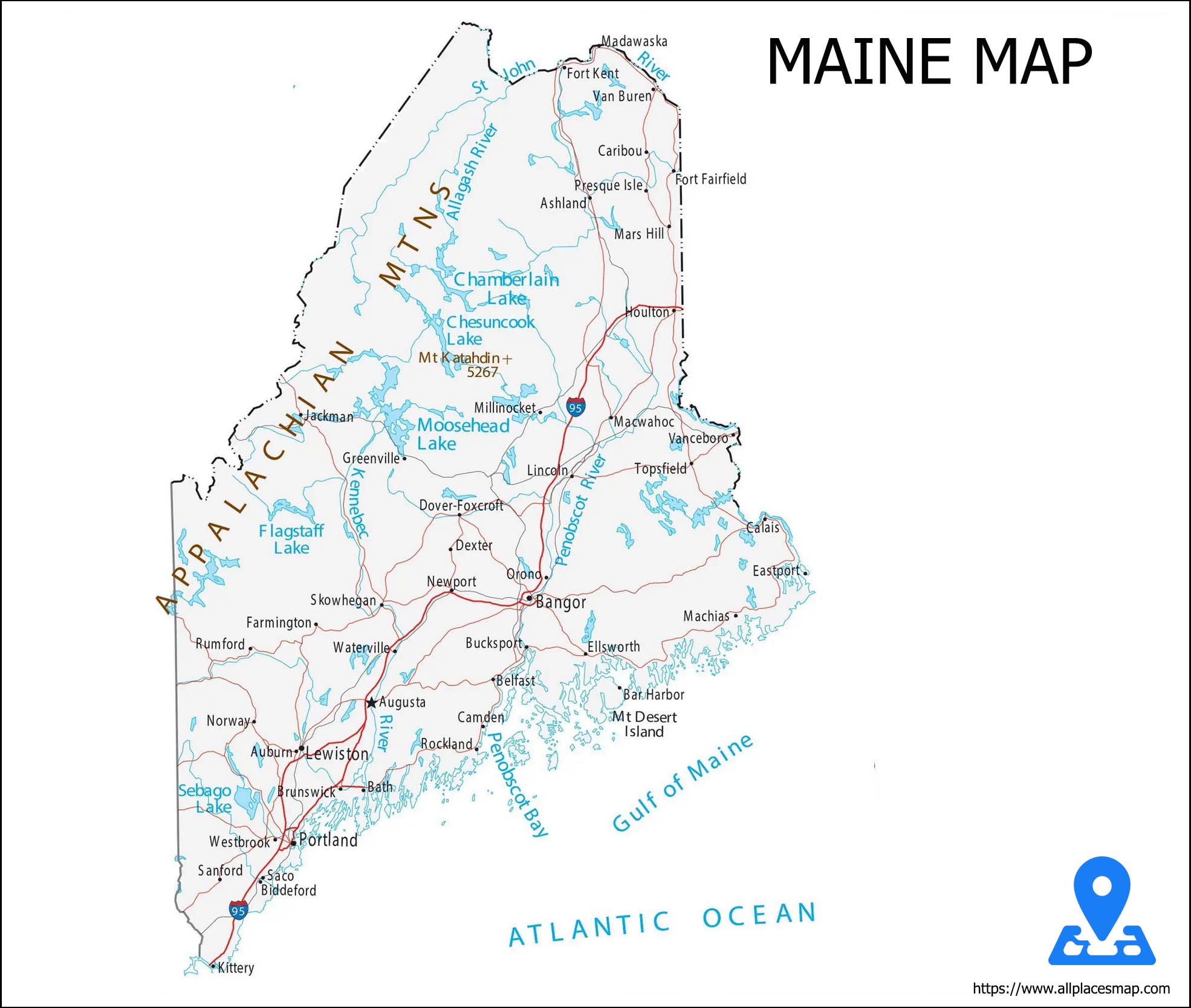 Maine Map