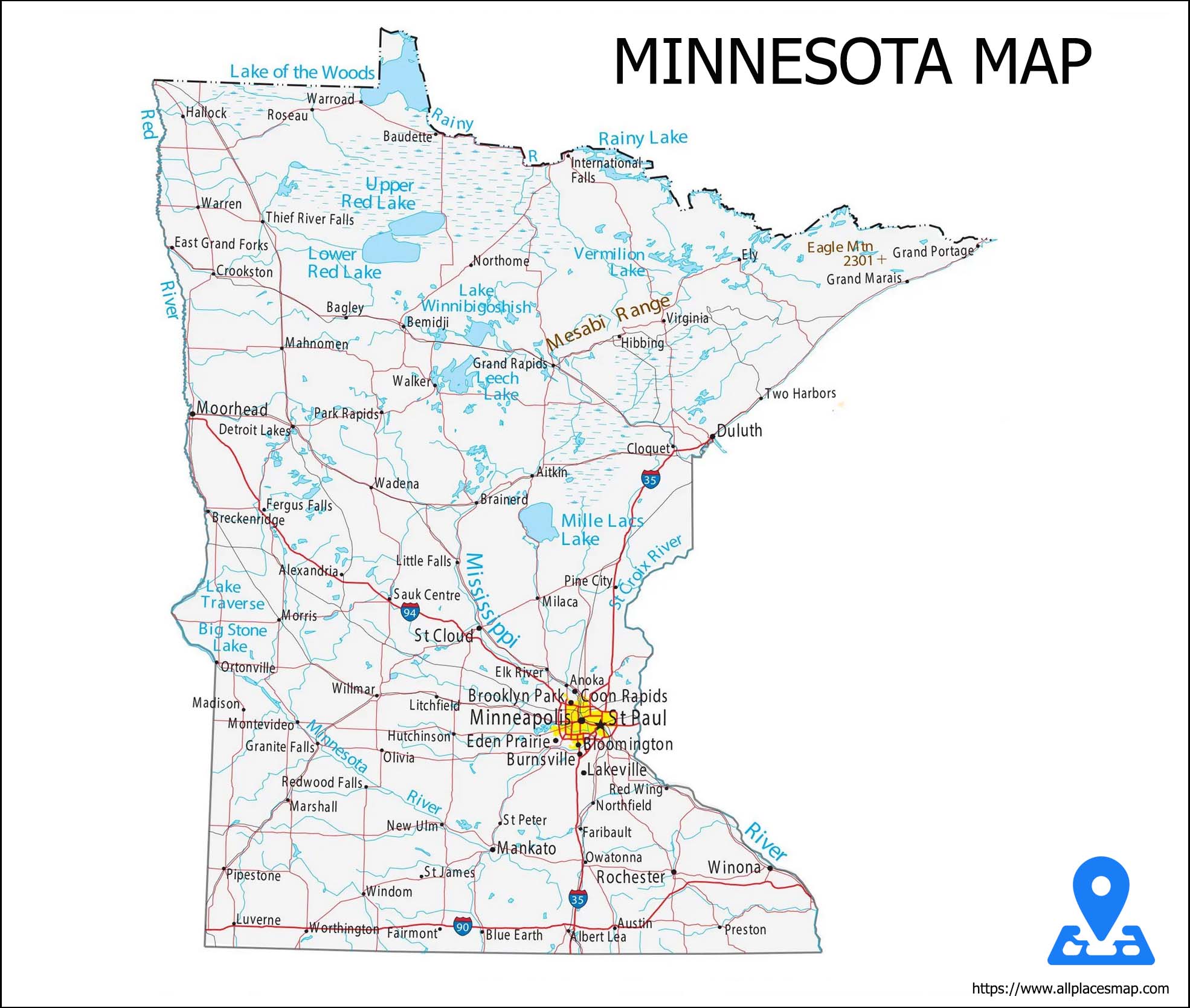 Minnesota Map