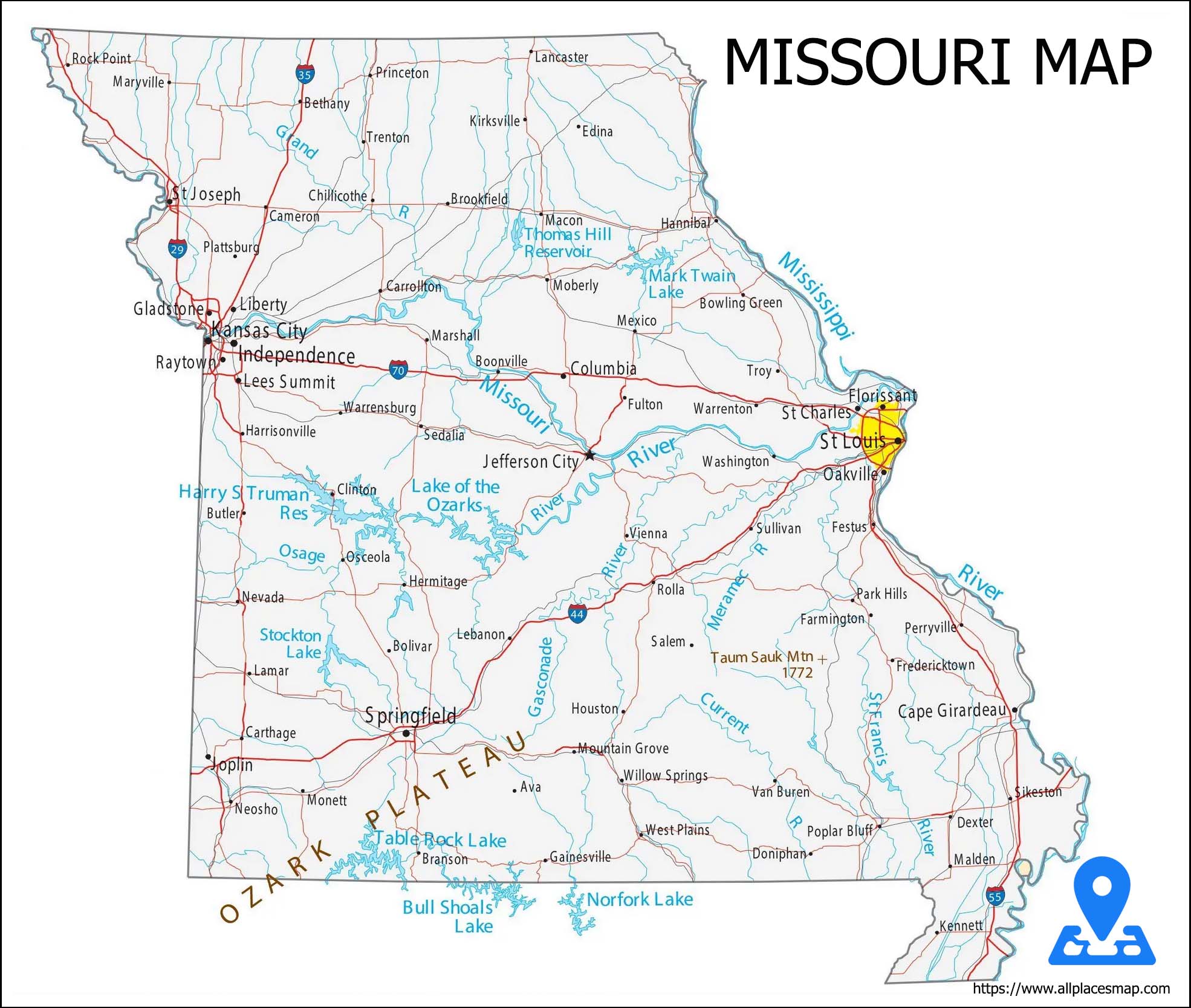 Missouri Map