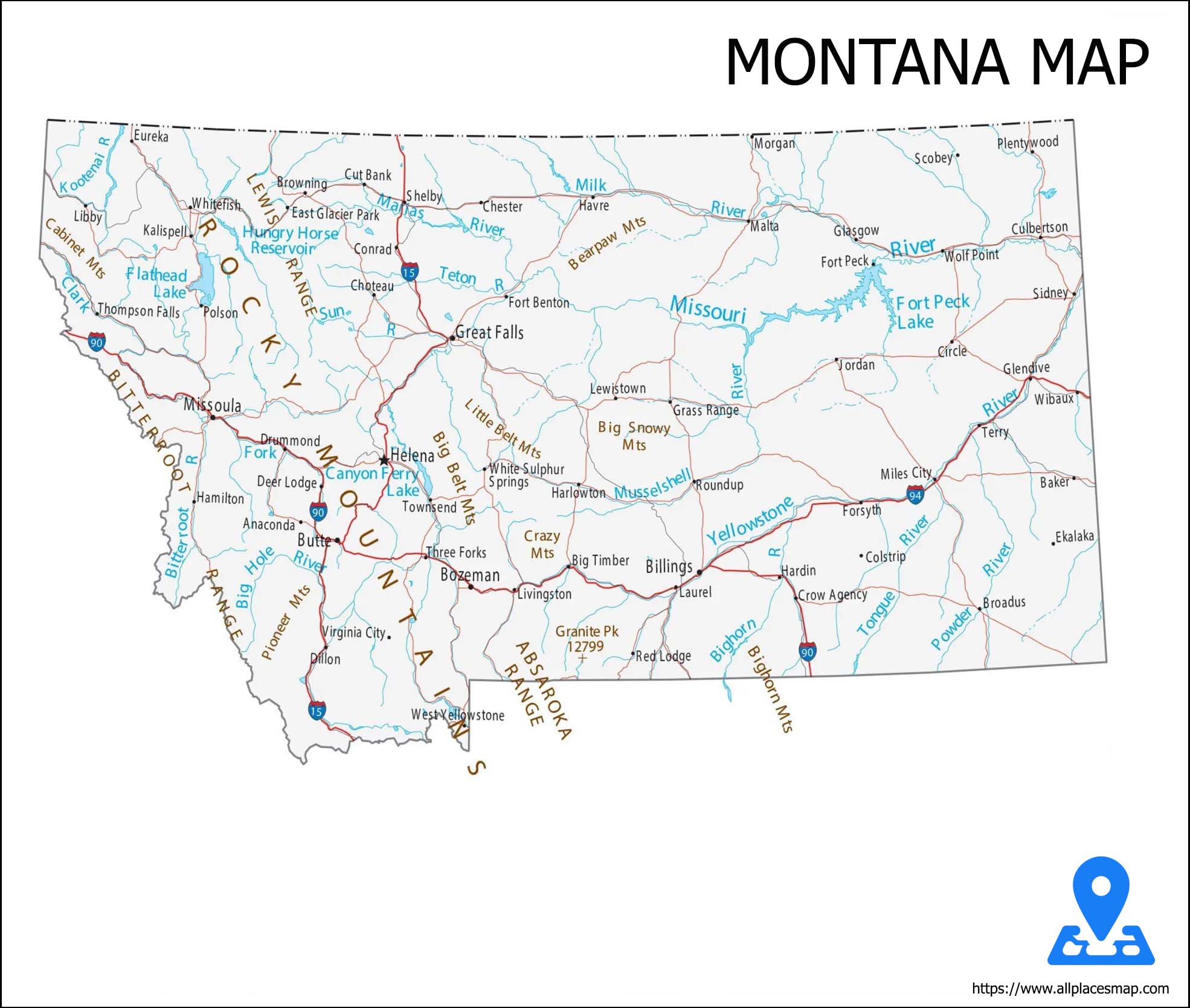Montana Map