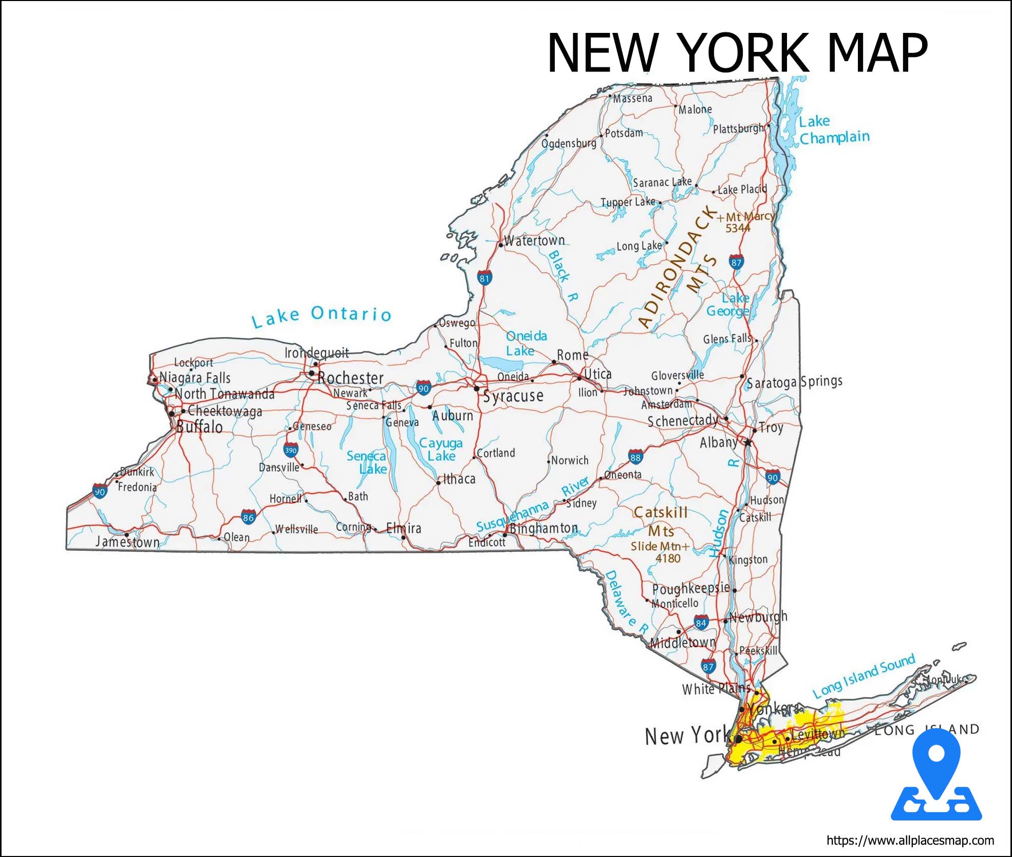 New York Map