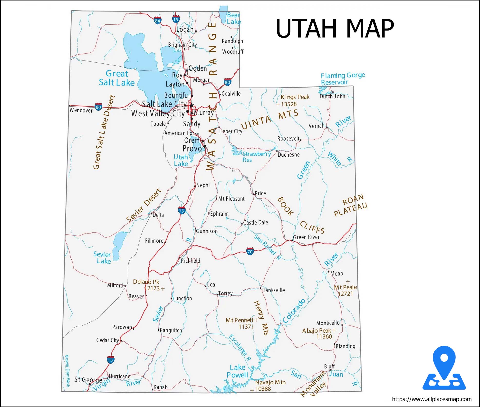 Utah Map