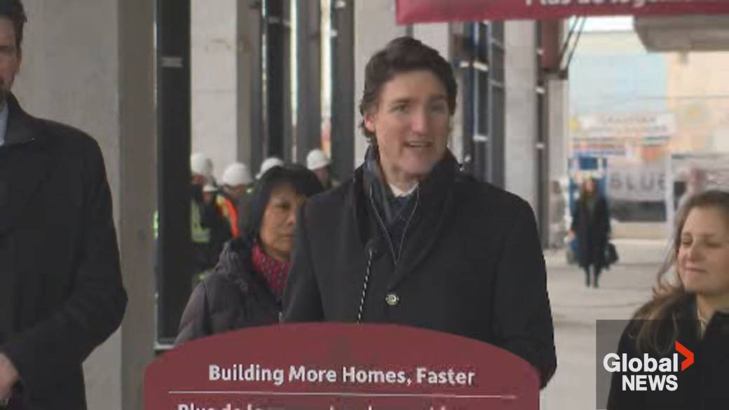 Click to play video: 'Trudeau announces $471M for Toronto to help fast-track housing construction'