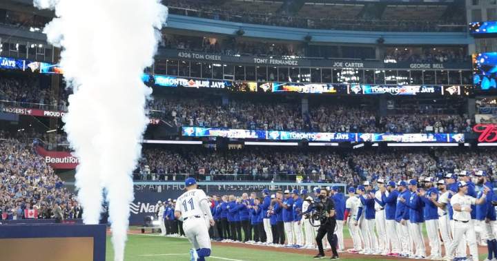 Blue Jays infielder Bichette gets start for Game 3 of World Series aga…