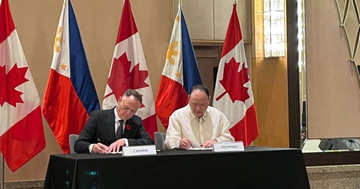 Canada, Philippines sign defence pact to deter aggression from China -…